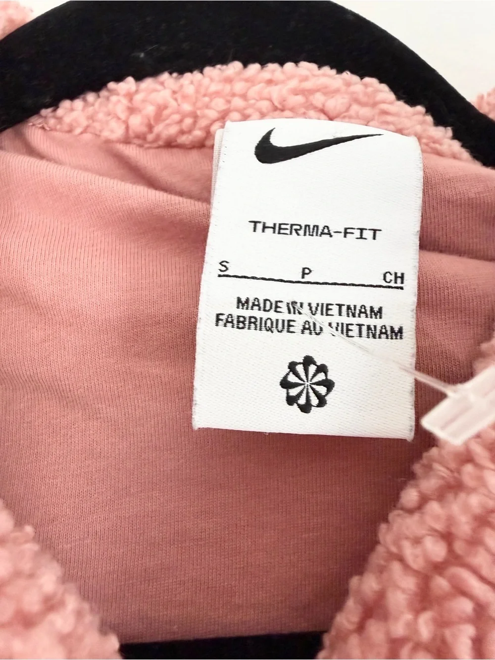 Nike High-Pile Fleece size small girl pink hoodie jacket